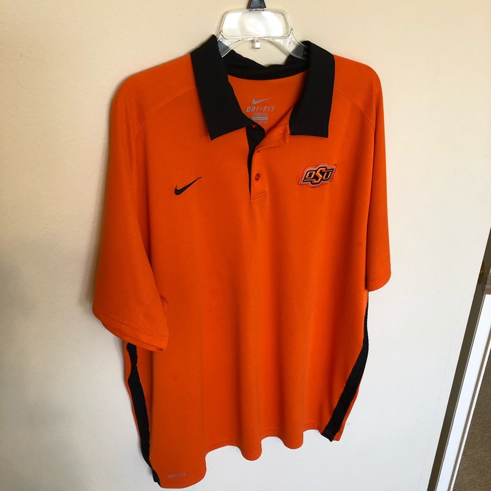 Nike Dri Fit OSU OKLAHOMA STATE COWBOYS POLO